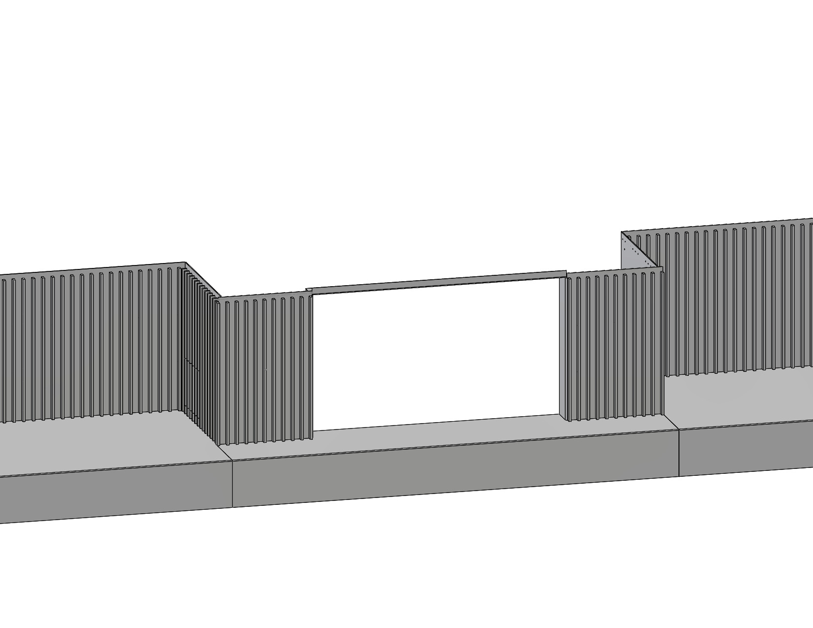 Bespoke steel fireplace - finished photograph 2