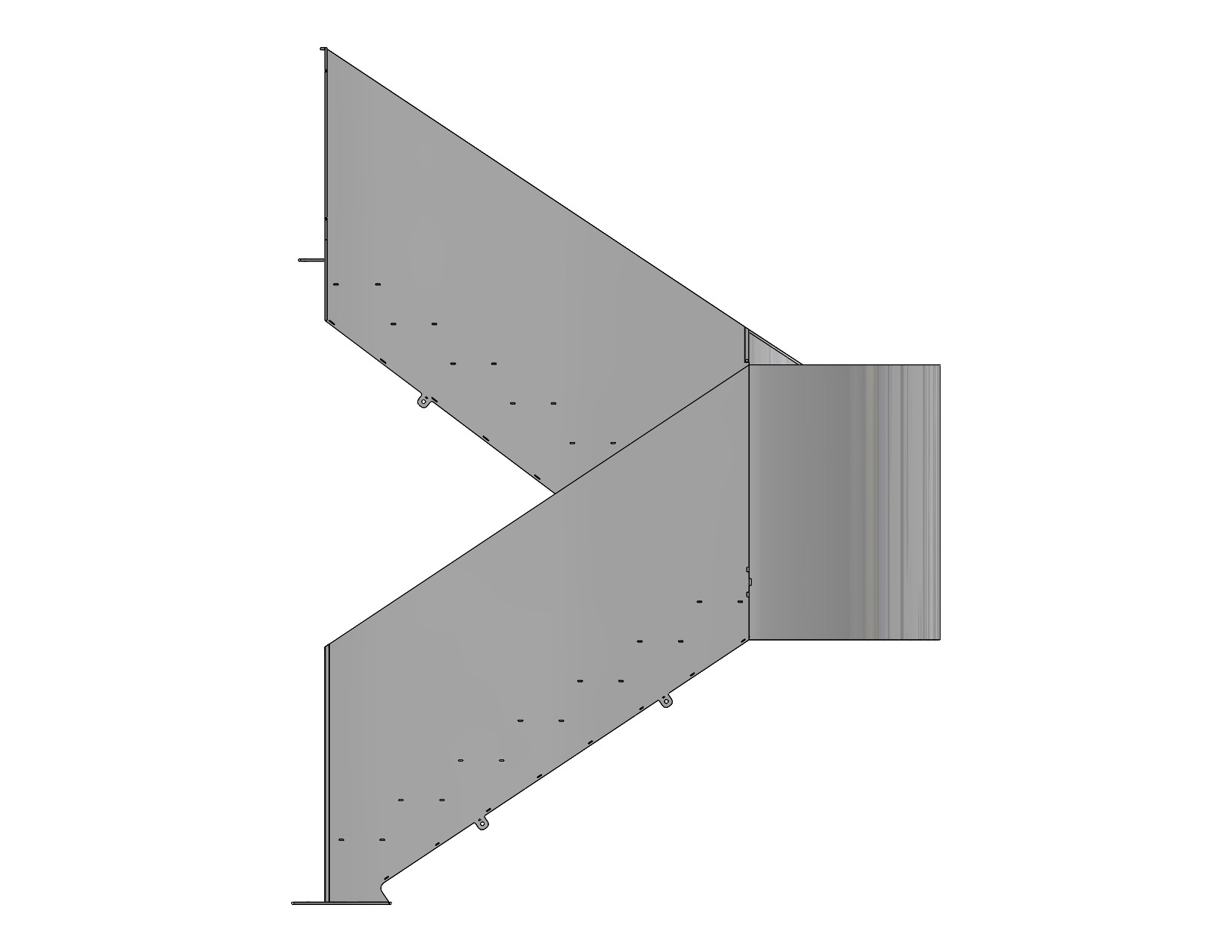 Bespoke solid-steel staircase - finished photograph 3