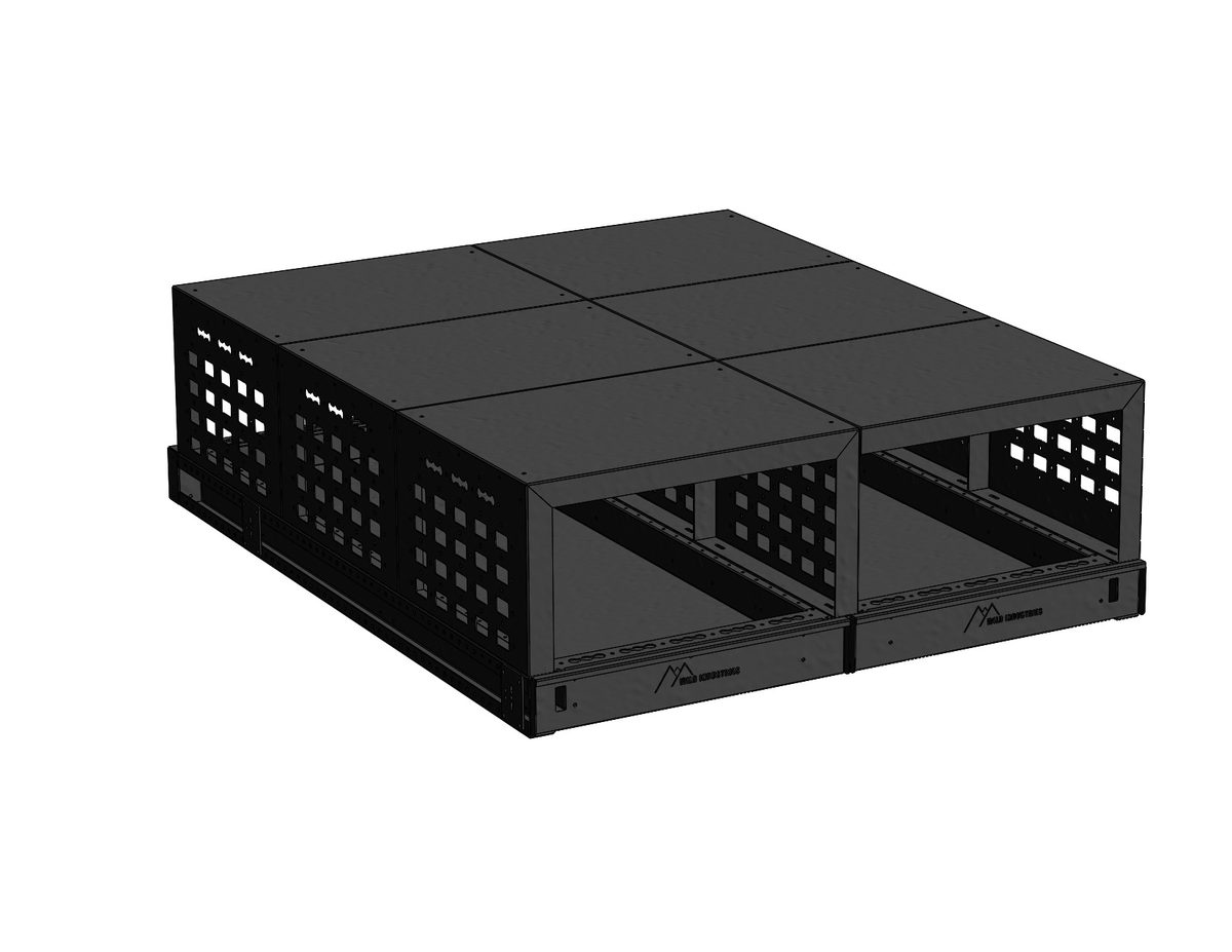 Modular van drawer unit, 3D CAD model