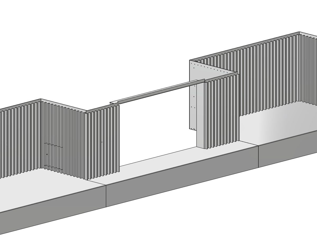 Fireplace surround, 3D CAD model