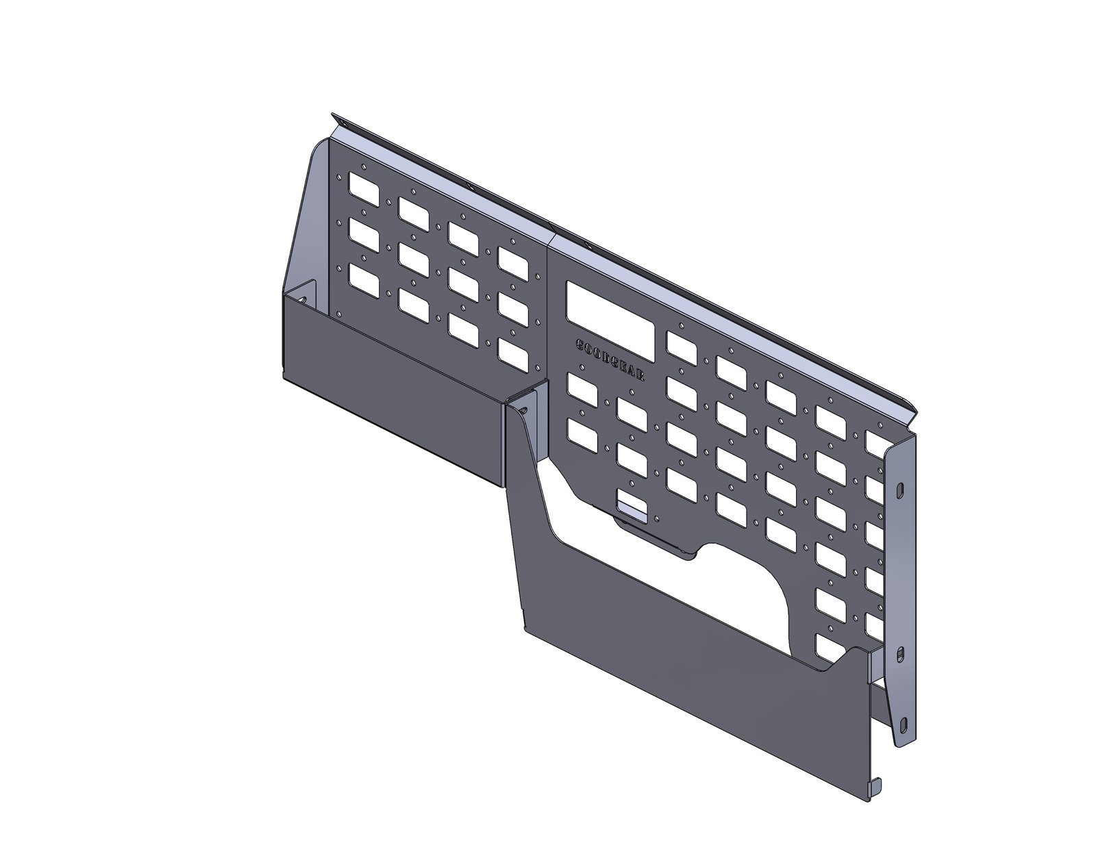 Ford Ranger modular storage rack, 3D CAD model